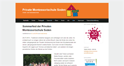 Desktop Screenshot of montessorischule-aschaffenburg.de